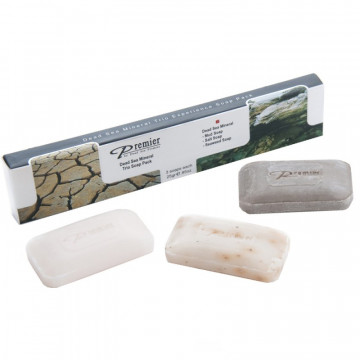 Купить - Premier Dead Sea Mineral Trio Soap Pack - Тройной набор мыла на основе минералов Мертвого моря