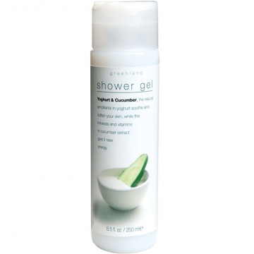 Купить - Greenland Milky Shower Gel Yoghurt & Cucumber - Гель для душа Йогурт-Огурец