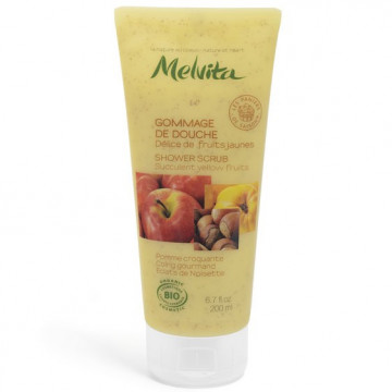 Купить - Melvita Yellow Fruits Shower Scrub - Гель-скраб для душа "Желтые фрукты"