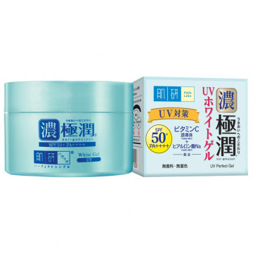 Купить - Hada Labo koi-gokujyun UV white gel SPF50+PA - Солнцезащитный гиалуроновый гель для лица 