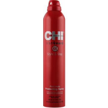 Купить - CHI 44 Iron Guard Style & Stay Firm Hold Protecting Spray - Термозащитный спрей сильной фиксации для волос