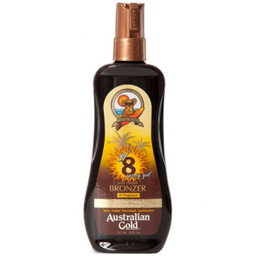 Купить - Australian Gold Spray Gel bronzer - Солнцезащитный спрей-гель с бронзатором SPF 8