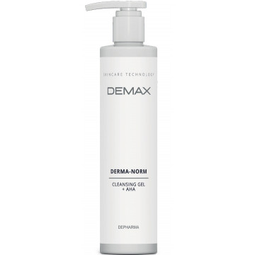 Купить - Demax Purifiers And Tonics Derma-Norm Cleansing Gel + AHA 250 мл - Очищающий гель для комбинированной кожи с АНА