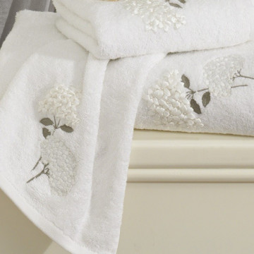 Купить - Ladinne Linda White-Grey - Полотенце 50x90