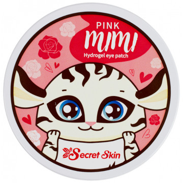 Купить - Secret Skin Pink Mimi Hydrogel Eye Patch - Гидрогелевые патчи для глаз с дамасской розой