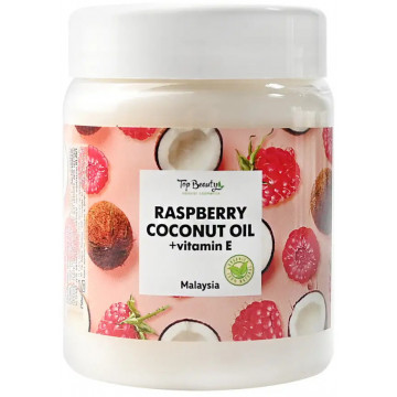 Купить - Top Beauty Raspberry Coconut Oil - Масло кокосовое рафинированное (малина)