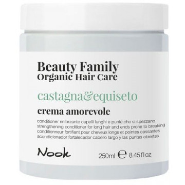 Купить - Nook Beauty Family Organic Castagna & Equiseto Crema Amorevole - Укрепляющий кондиционер для длинных ломких волос