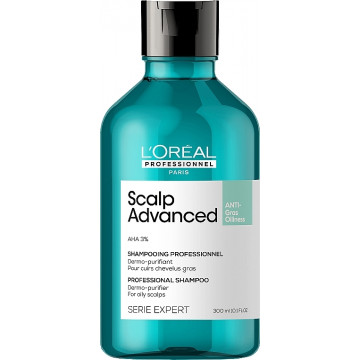 Купить - L'Oreal Professionnel Scalp Advanced Anti-Oiliness Shampoo - Профессиональный шампунь для жирных волос