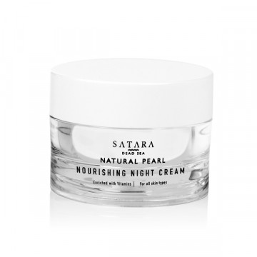 Купить - Satara Natural Pearl Nourishing Night Cream - Ночной питательный крем с витаминами