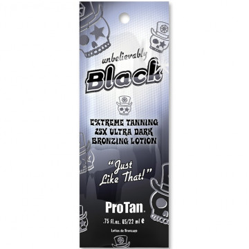 Купить - Pro Tan Unbelievably Black Extreme Tanning 25X Ultra Dark Bronzing Lotion - Лосьон для загара с бронзаторами