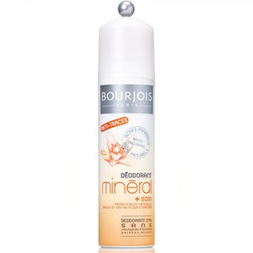 Купить - Bourjois Deodorant Mineral + Soin 24h - Минеральный дезодорант-спрей + уход