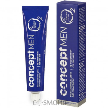 Купить - Concept Man Active Re-Pigmentation For Grey Hair Re-Color - Средство для восстановления цвета седых волос (шатен)