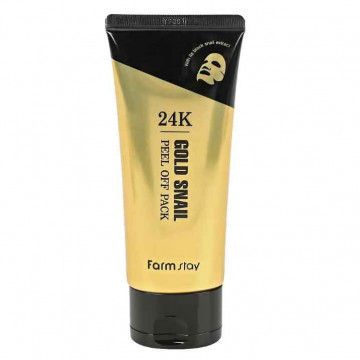 Купить - FarmStay 24K Gold Snail Peel Off Pack - Маска-пленка c 24-каратным золотом и муцином улитки