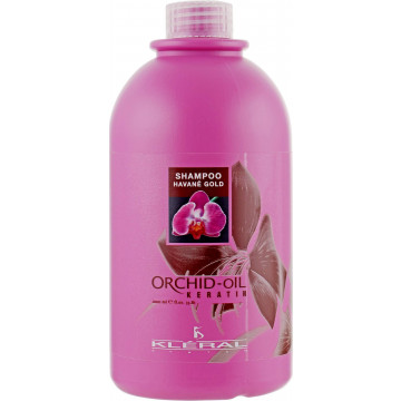 Купить - Kleral System Orchid Oil Havane Gold Keratin Hair Shampoo - Шампунь безсульфатный увлажняющий для волос