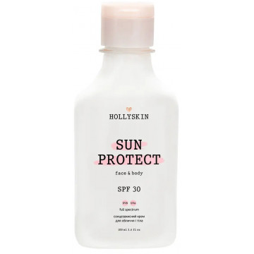 Купить - Hollyskin Sun Protect Face & Body Sun Cream SPF30 - Солнцезащитный крем для лица и тела