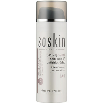 Купить - Soskin C-Vital Intensive Care Anti-Wrinkles SPF20 - Интенсивный крем от морщин с витамином С и ретинолом