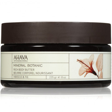 Купить - Ahava Mineral Botanic Rich Body Butter Hibiscus & Fig - Крем-масло для тела питательное Гибискус и Инжир