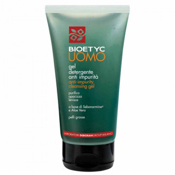 Купить - Deborah Bioetyc Uomo Anti-Impurity Cleansing Gel - Мужской очищающий гель для жирной кожи лица