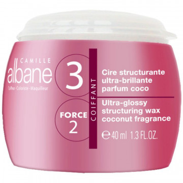 Купить - Camille Albane Cire Structurante Ultra-Brillante Parfum Coco - Формирующий воск с ароматом кокоса для придания блеска волосам