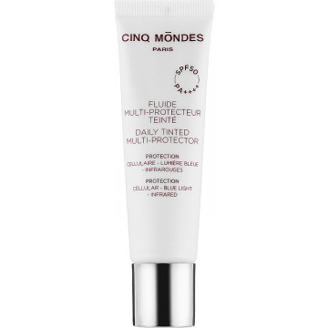 Купить - Cinq Mondes Tinted Multi-Protective Fluid SPF50 - Защитный крем для лица с оттенком