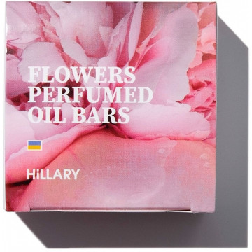 Купить - Hillary Perfumed Oil Bars Flowers - Твердый парфюмированный крем-баттер для тела