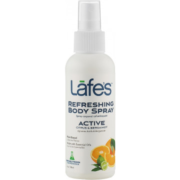 Купить - Lafe's Refreshing Body Spray Active Citrus & Bergamot - Освежающий дезодорант-спрей для тела "Цитрус и Бергамот"