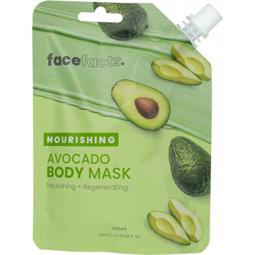 Купить - Face Facts Nourishing Avocado Body Mask - Питательная маска для тела "Авокадо"