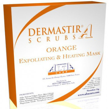 Купить - Dermastir Orange Exfoliating Heating Scrub + Mask - Отшелушивающий скраб + маска Апельсин