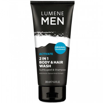 Купить - Lumene Men Activate Body & Hair Wash - Универсальное средство для волос и тела