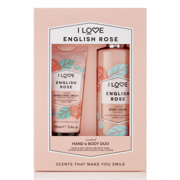 Купить - I Love English Rose Hand & Body Duo Gift Set - Подарочный набор "Английская роза"