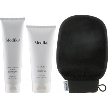 Купить - Medik8 Smooth Body Exfoliating Kit - Набор для тела с АНА-кислотами, для сухой кожи и гиперкератоза