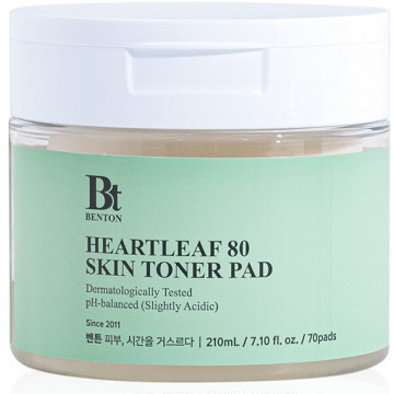 Купить - Benton Heartleaf Skin Toner Pad - Двухсторонние пилинг-пэды с экстрактом хауттюйнии