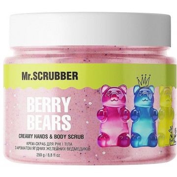 Купить - Mr.Scrubber Berry Bears Creamy Hands & Body Scrub - Крем-скраб для рук и тела с ароматом ягодных желейных мишек