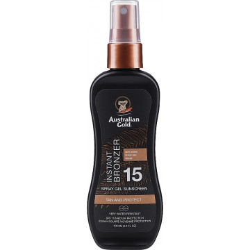 Купить - Australian Gold Spray Gel bronzer - Солнцезащитный спрей-гель с бронзатором SPF 15