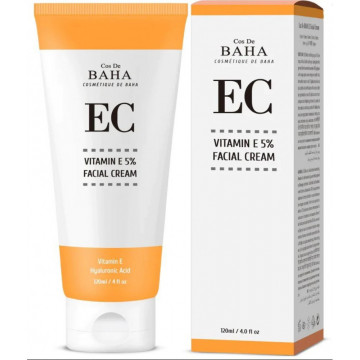 Купить - Cos De BAHA EC Vitamin E 5% Facial Cream - Восстанавливающий крем для лица с витамином Е и керамидами