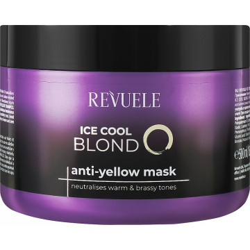 Купить - Revuele Ice Cool Blond Anti-Yellow Hair Mask - Маска для светлых волос с антижелтым эффектом