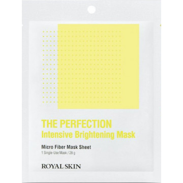 Купить - Royal Skin The Perfection Intensive Brightening Mask - Интенсивно-выравнивающая тон маска из микрофибры Купить - Royal Skin The Perfection Intensive Brightening Mask - Интенсивно-выравнивающая тон маска из микрофибры