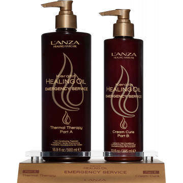 Купить - L'anza Keratin Healing Oil Emergency Thermal Back Bar Kit - Набор для восстановления волос