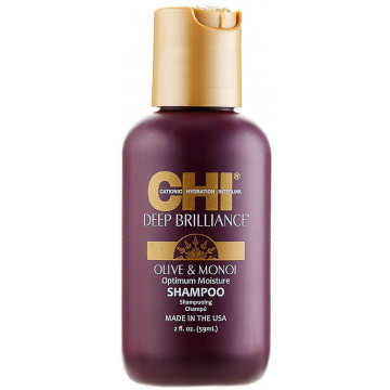 Купить - CHI Deep Brilliance Olive & Monoi Optimum Moisture Shampoo - Увлажняющий шампунь