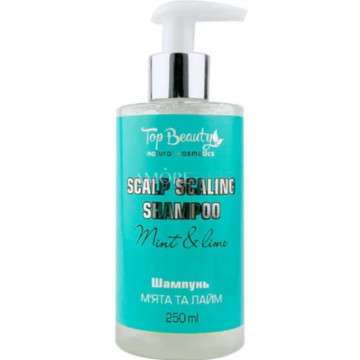 Top Beauty - Шампунь для глубокой очистки кожи головы Мята и Лайм