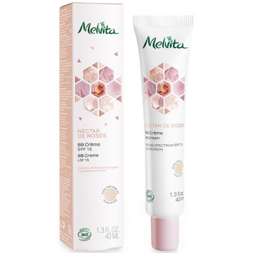 Купить - Melvita Nectar De Rose BB Cream - ВВ-крем для лица "Розовый нектар" SPF15