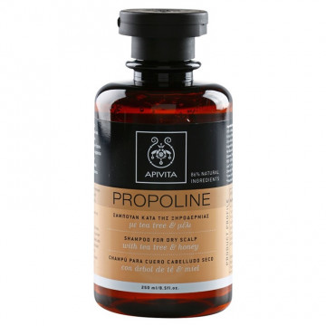 Купить - Apivita propoline shampoo for dry scalp with tea tree and honey - Шампунь для сухой кожи головы с чайным деревом и медом 