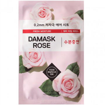 Купить - Etude House Therapy Air Mask Damask Rose - Ультратонкая маска для лица с экстрактом дамасской розы