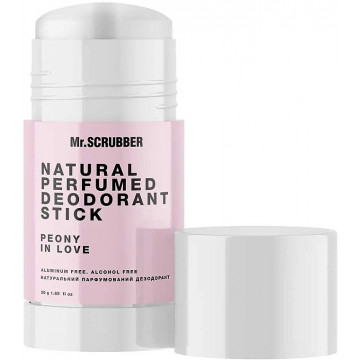 Купить - Mr.Scrubber Natural Perfumed Deodorant Stick "Peony In Love" - Натуральный парфюмированный дезодорант