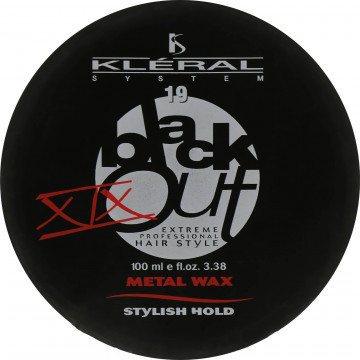 Купить - Kleral System Black Out Line Metal Wax №19 - Воск с блеском для волос