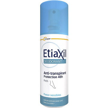 Купить - Etiaxil Antiperspirant Deo 48H Pieds - Антиперспирант-дезодорант спрей для ног "Защита 48 часов"