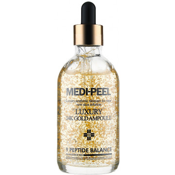 Купить - Medi Peel Luxury 24K Gold Ampoule - Сыворотка для лица с золотом для эластичности кожи