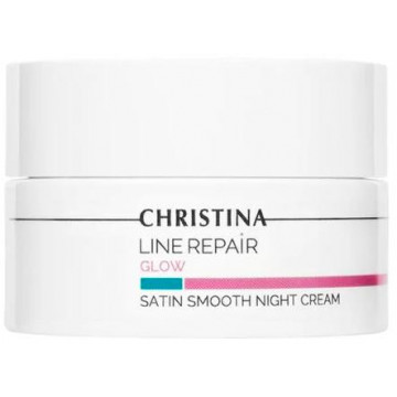 Купить - Christina Line Repair Glow Satin Smooth Night Cream - Ночной крем для лица "Гладкость сатина"