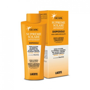 Купить - GUAM Supreme Solare viso-corpo-décolleté Doposole lenitivo e delicato - Крем после загара с антиоксидантным действием