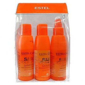 Купить - Estel Professional Curex Sunflower - Дорожный набор Увлажнение и Защита от UV-лучей